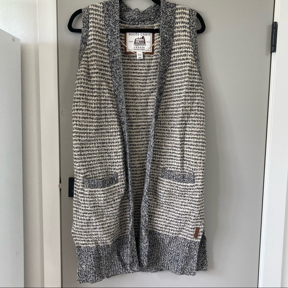 Roots: Long Wool Vest - Like New!